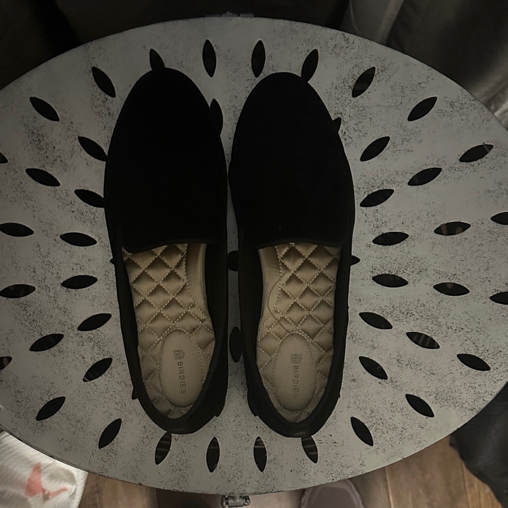 Birdies Black Velvet Flats - Picture 2 of 6